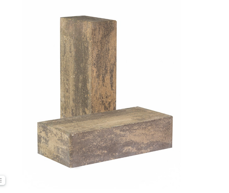 КИРПИЧ гиперпресованный полнотелый КСЛГ16 "Серо-черный"