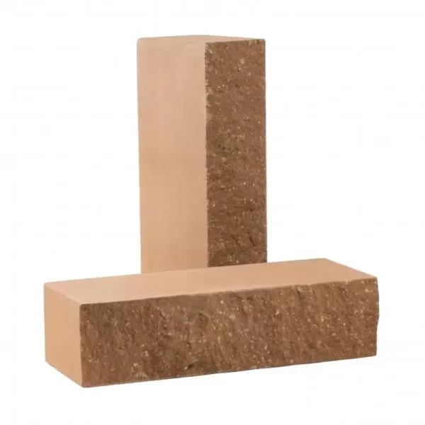 Кирпич гиперпресованный полнотелый КСЛФ3  фактурный "Латте"