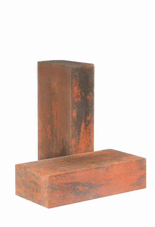 КИРПИЧ гиперпресованный полнотелый КСЛГ46 "Красно-черный"