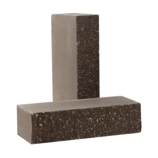 Кирпич гиперпресованный полнотелый КСЛФ6  фактурный "Графит"