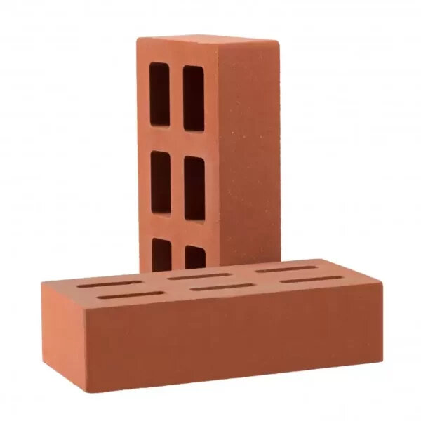 Кирпич гиперпресованный пустотелый КСПГ4-Ф "Красный клинкер"